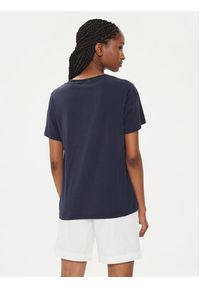 GANT - Gant T-Shirt Logo 4200849 Granatowy Regular Fit. Kolor: niebieski. Materiał: bawełna #4