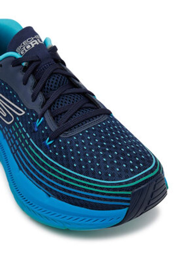 skechers - Skechers Buty do biegania Max Cushioning Premier 2.0-Vivid 2.0 220835/NVBL Granatowy. Kolor: niebieski. Materiał: materiał