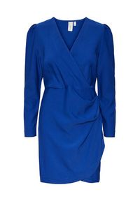 YAS Sukienka koktajlowa 26031704 Niebieski Regular Fit. Kolor: niebieski. Materiał: wiskoza. Styl: wizytowy #5