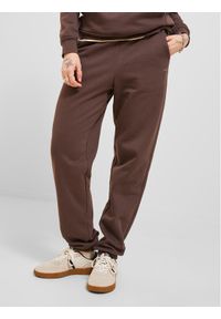 JJXX Spodnie dresowe 12223960 Brązowy Relaxed Fit. Kolor: brązowy. Materiał: bawełna, dresówka