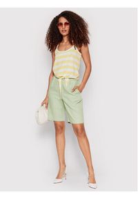 Vero Moda Szorty materiałowe Josie 10260287 Zielony Regular Fit. Kolor: zielony. Materiał: wiskoza