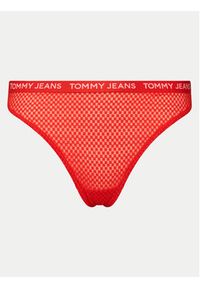 TOMMY HILFIGER - Tommy Hilfiger Komplet 3 par stringów UW0UW05010 Kolorowy. Materiał: syntetyk. Wzór: kolorowy #9