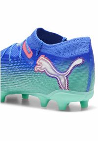 Puma - Buty piłkarskie FUTURE 7 PRO+ FG/AG PUMA. Kolor: niebieski, zielony, wielokolorowy. Sport: piłka nożna