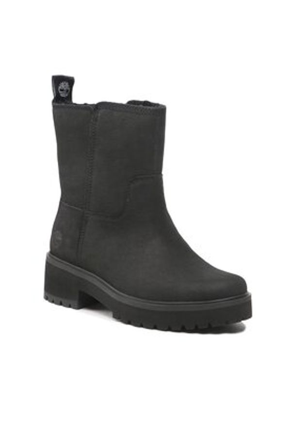 Timberland Botki Carnaby Cool Wrm Pull On Wr TB0A5NS30151 Czarny. Kolor: czarny. Materiał: skóra, nubuk