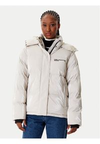 Karl Lagerfeld Jeans Kurtka zimowa A4W15020 Beżowy Regular Fit. Kolor: beżowy. Materiał: syntetyk. Sezon: zima #1