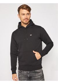 Bluza Tommy Jeans. Kolor: czarny. Materiał: syntetyk, bawełna #1