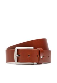 TOMMY HILFIGER - Pasek Męski Tommy Hilfiger. Kolor: brązowy #1