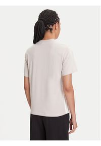 Adidas - adidas T-Shirt Essentials 3-Stripes JE1237 Beżowy Regular Fit. Kolor: beżowy. Materiał: bawełna