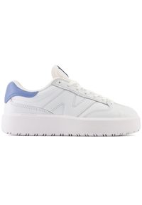 Buty unisex New Balance CT302CLD – białe. Okazja: na co dzień. Kolor: biały. Materiał: skóra, guma. Szerokość cholewki: normalna. Obcas: na platformie #1