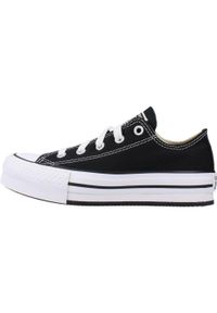Buty sportowe Casual Dziecięce Converse All-Star Lift Low Czarny. Okazja: na co dzień. Kolor: czarny. Styl: sportowy, casual