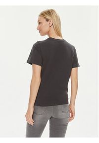 Wrangler T-Shirt 112350315 Czarny Regular Fit. Kolor: czarny. Materiał: bawełna #5