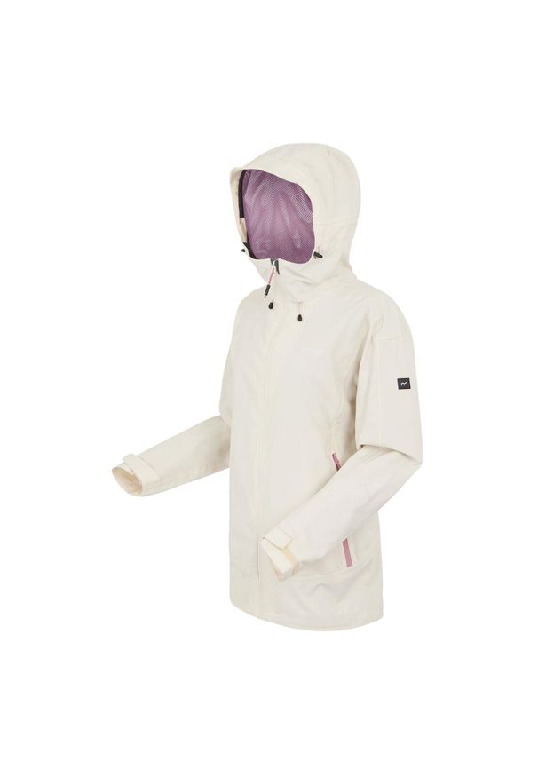 Regatta - Okara damska kurtka przeciwdeszczowa. Kolor: brązowy. Materiał: materiał. Sport: turystyka piesza