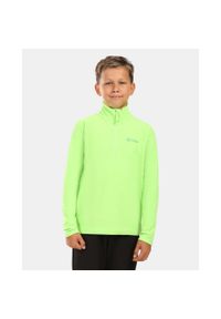 Polarowa warstwa środkowa dla dzieci Kilpi ALMERI-J. Kolor: zielony. Materiał: polar. Sezon: zima. Sport: narciarstwo #1