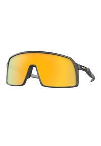 Okulary przeciwsłoneczne szklane Oakley Sutro Prizm 24k. Kolor: wielokolorowy, żółty, czarny. Sport: turystyka piesza #1