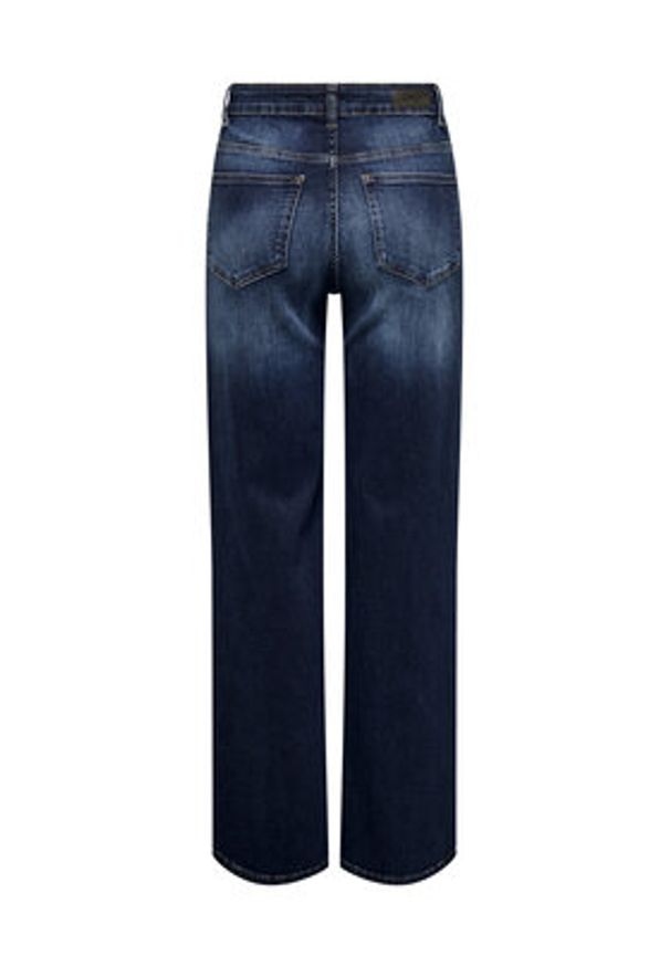 only - ONLY Jeansy Madison 15318405 Granatowy Wide Leg. Kolor: niebieski