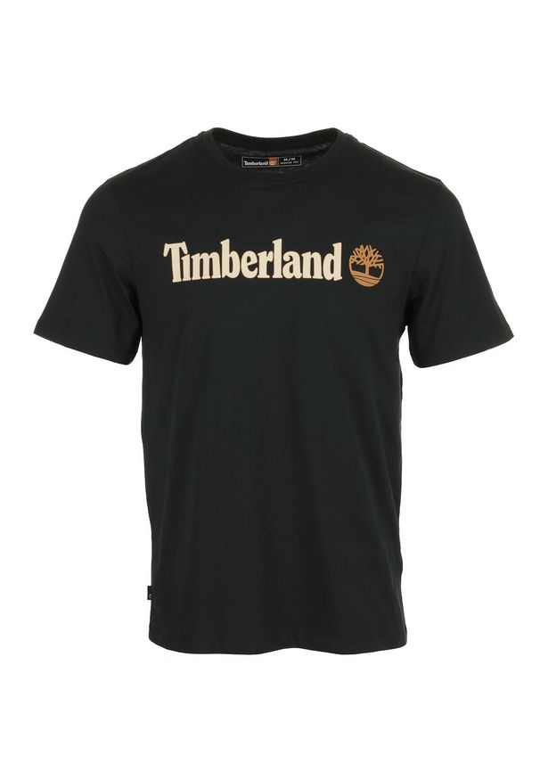 Timberland - T-Shirt Kennebec River Linear Logo Rozmiar XL Czarny - TB0A5UPQ001. Kolor: czarny. Materiał: bawełna. Wzór: aplikacja