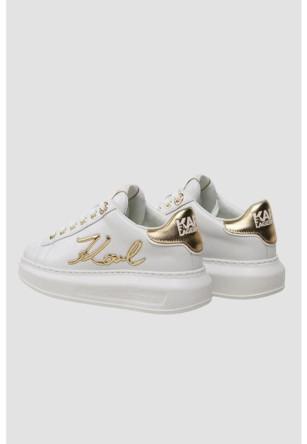 Karl Lagerfeld - KARL LAGERFELD Białe sneakersy Kapri Signia Lace, Rozmiar 41. Kolor: biały