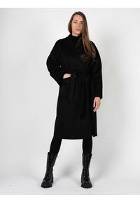 Silvian Heach Płaszcz | PGA22198CP | Kobieta | Czarny. Okazja: na co dzień. Kolor: czarny. Materiał: poliester, wełna. Styl: casual #1