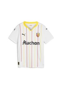 Puma - Młodzieżowa koszulka RC Lens 24/25 PUMA White Pelé Yellow. Kolor: żółty, biały, wielokolorowy