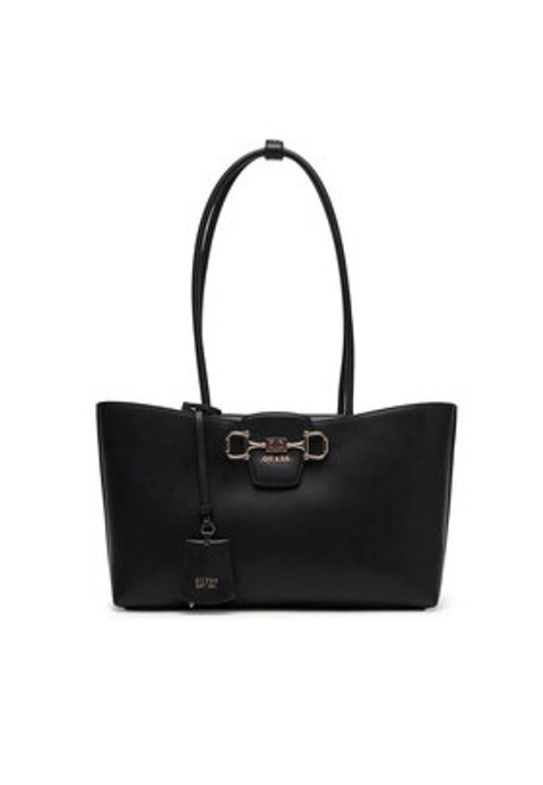 Guess Torebka Janie HWVG99 10230 Czarny. Kolor: czarny. Materiał: skórzane