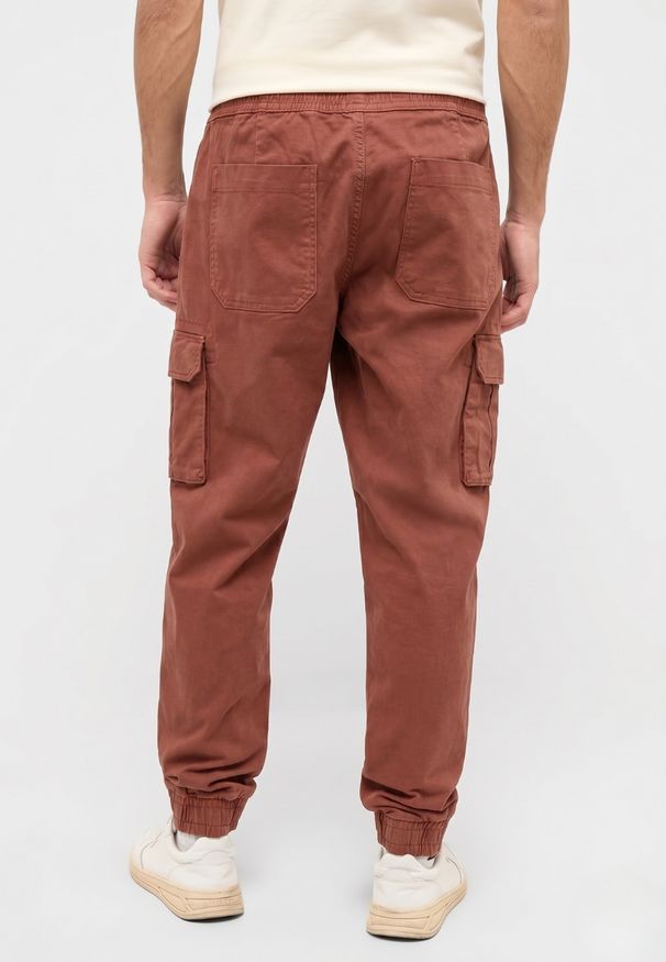Męskie Spodnie Mustang Style Paris Jogger Cargo Cinnamon 1015896 3238