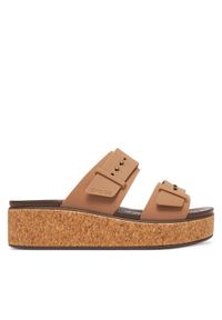 Crocs Klapki Brooklyn Cork Buckle 211252 Beżowy. Kolor: beżowy