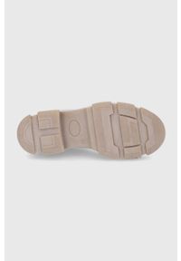MOA Concept Sztyblety damskie na platformie. Nosek buta: okrągły. Kolor: beżowy. Materiał: guma. Obcas: na platformie #3