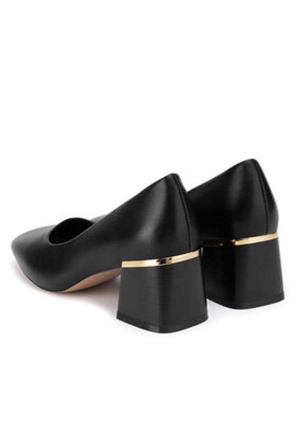 Clara Barson Czółenka WYL3492-2 Czarny. Kolor: czarny. Materiał: skóra