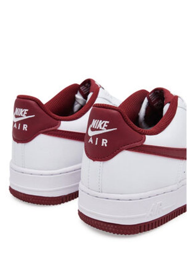Nike Sneakersy Air Force 1 (GS) FV5948 105 Biały. Kolor: biały. Materiał: skóra. Model: Nike Air Force
