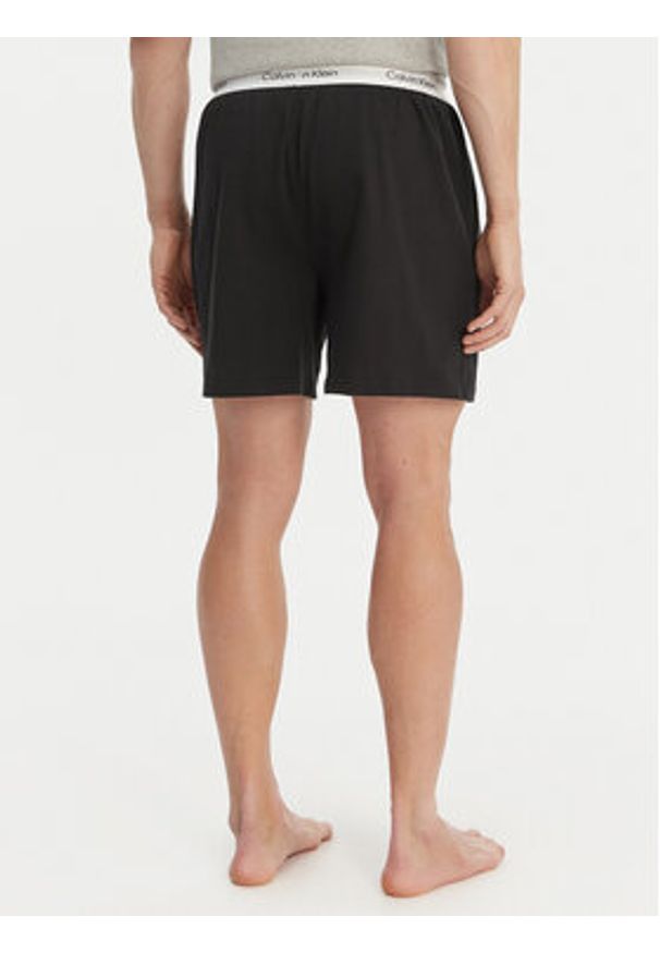 Calvin Klein Underwear Szorty piżamowe LV00NM2927 Czarny Relaxed Fit. Kolor: czarny. Materiał: bawełna