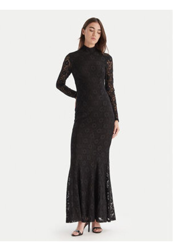 BARDOT - Bardot Sukienka wieczorowa Harlyn 60076DB Czarny Slim Fit. Kolor: czarny. Materiał: syntetyk. Styl: wizytowy