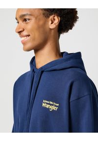 Wrangler - WRANGLER MĘSKA BLUZA Z KAPTUREM HOODIE 112357369. Typ kołnierza: kaptur #6