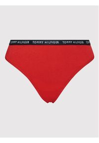 TOMMY HILFIGER - Tommy Hilfiger Komplet 3 par stringów UW0UW02829 Kolorowy. Materiał: bawełna. Wzór: kolorowy #6