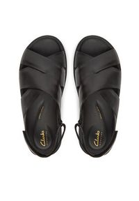 Clarks Sandały Aristella Sun 26181255 Czarny. Kolor: czarny. Materiał: skóra #6