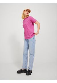 JJXX T-Shirt Anna 12200182 Różowy Regular Fit. Kolor: różowy. Materiał: bawełna #4