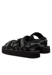 Armani Exchange Sandały XUP014 XV819 00002 Czarny. Kolor: czarny #5