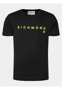 Richmond X T-Shirt Aaron UMP24004TS Czarny Regular Fit. Kolor: czarny. Materiał: bawełna