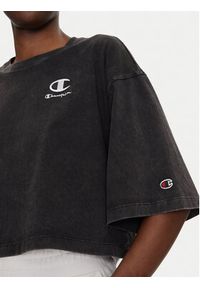 Champion T-Shirt 118023 Czarny Relaxed Fit. Kolor: czarny. Materiał: bawełna #4