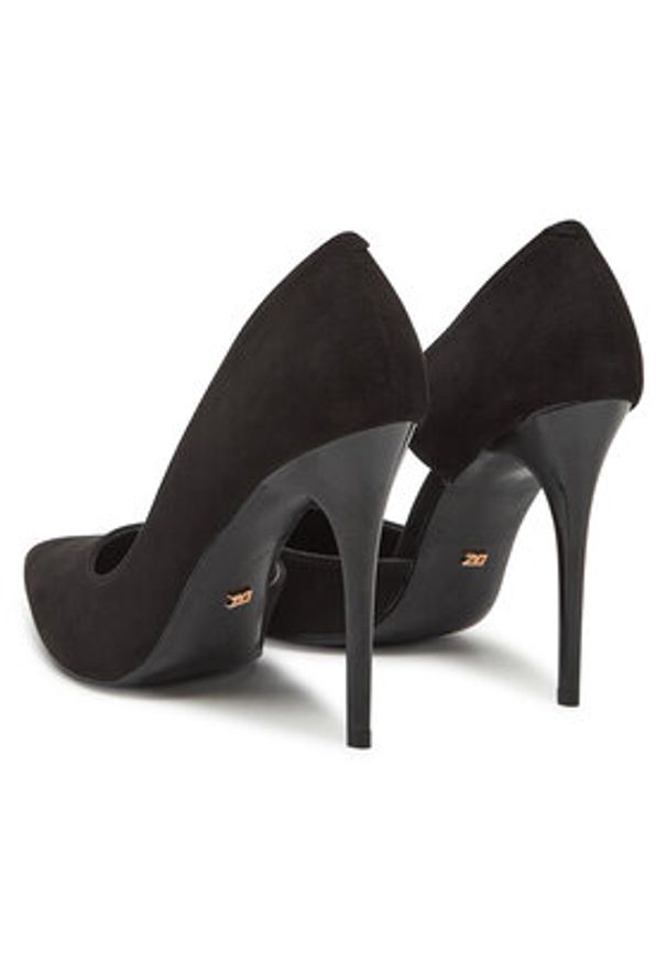 DeeZee Szpilki DZ0024 Czarny. Kolor: czarny. Materiał: materiał. Obcas: na szpilce