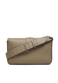 Pinko - PINKO Torebka Love One Classic Slouchy Fl Al 25-26 PLTT 104524 A0QO Szary. Kolor: szary. Materiał: skórzane #5