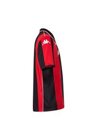 Kappa - Koszulka domowa dziecięca OGC Nice 2025/26. Kolor: czerwony. Sport: piłka nożna