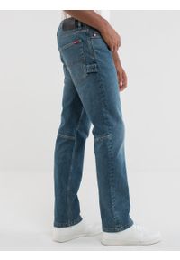 Big-Star - Spodnie jeans męskie straight Eymen 330. Stan: podwyższony. Kolor: niebieski. Styl: klasyczny #6