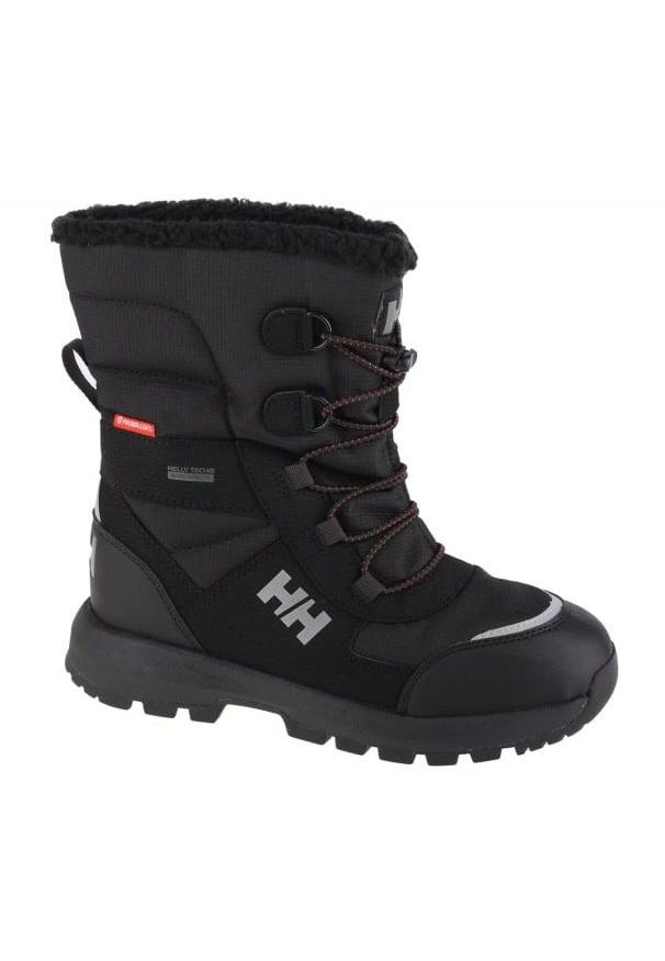Buty Helly Hansen Silverton Winter Boots Jr 11759-990 czarne. Zapięcie: sznurówki. Kolor: czarny. Materiał: puch, guma. Technologia: Primaloft