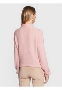 Sisley Sweter 1142M200M Różowy Regular Fit. Kolor: różowy. Materiał: syntetyk #4