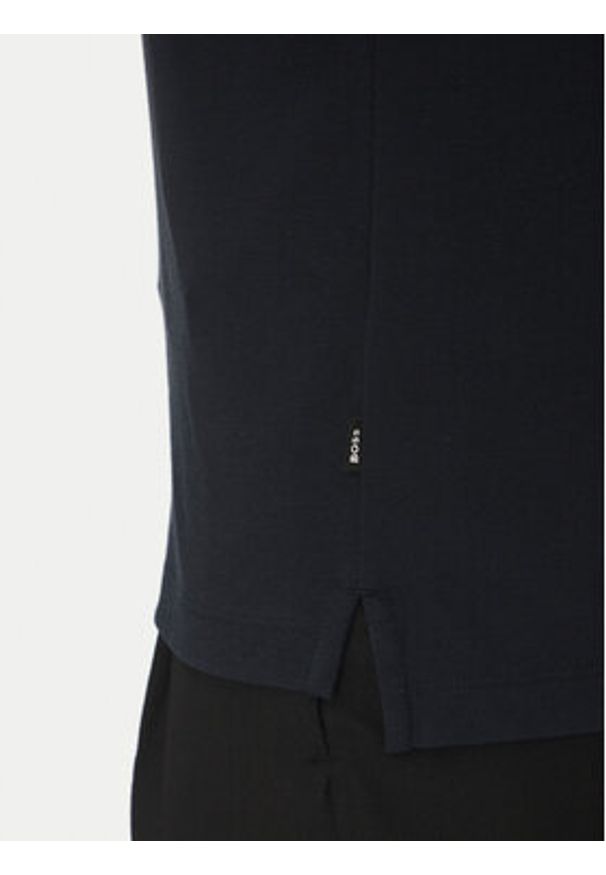 BOSS Polo Parlay 190 50494697 Granatowy Regular Fit. Typ kołnierza: polo. Kolor: niebieski. Materiał: bawełna