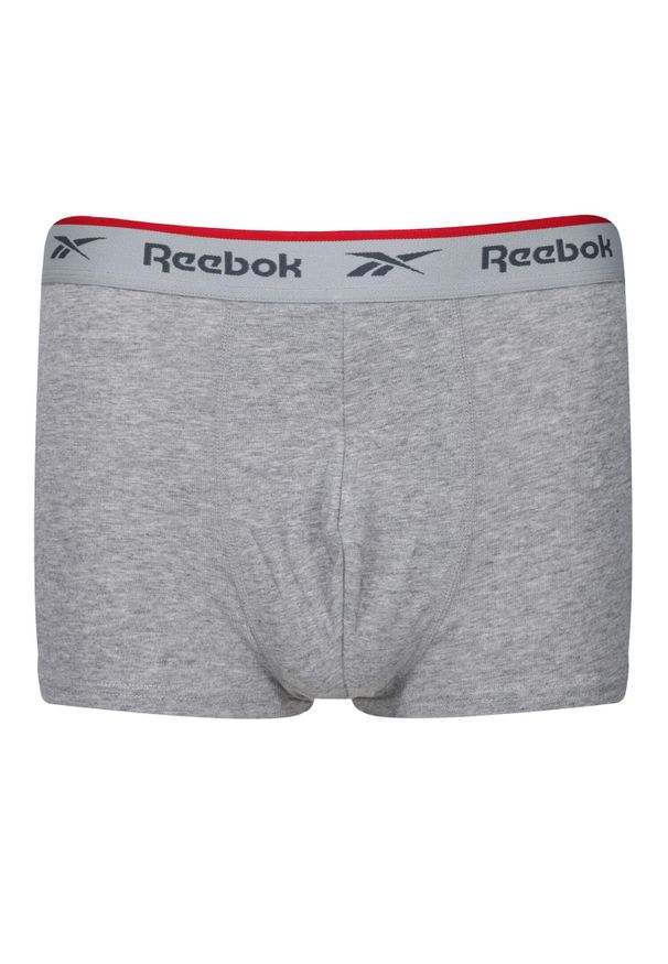 Reebok - Męskie Kąpielówki Ovett (zestaw 3 Sztuk). Kolor: czarny, biały, szary, wielokolorowy