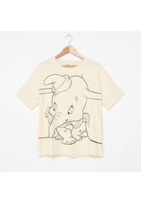 House - Koszulka z nadrukiem Dumbo - Beżowy. Kolor: beżowy. Wzór: nadruk #1