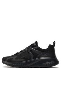 skechers - Skechers Sneakersy Bobs Squad Chaos-Elevated Drift 118034/BBK Czarny. Kolor: czarny. Materiał: materiał #3