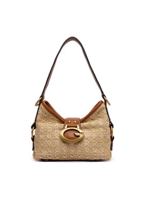 Guess Torebka Camden Mini HWRB93 08720 Beżowy. Kolor: beżowy