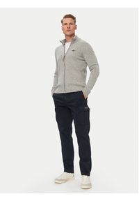 Aeronautica Militare Kardigan 262MA1646UL00924 Szary Regular Fit. Kolor: szary. Materiał: wełna #3